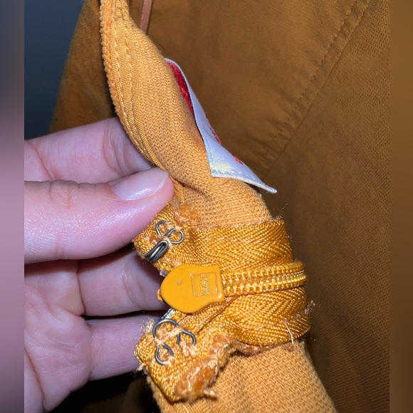 Corduroy mini dress in burnt orange size medium - Picture 6 of 6